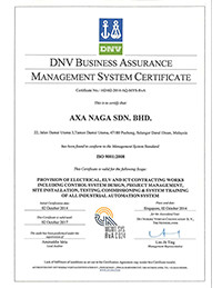 Certified Management System Standard ISO 9001:2008 RvA C024